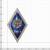 Знак нагрудный ( ромб ) об окончании ТюмГУ закрутка (2301256) - HAKKI.RU