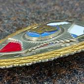 Жетон ( знак ) Служба внешней разведки с кляммером 120 мм 4 уровня нейзильбер (2307012) - ВОЕНТОРГ ТЫЛОВИК