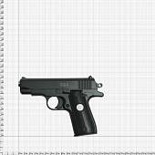 Пистолет GALAXY пневматический страйкбольный Browning mini магазин 10 шт калибр 6 мм (3219027) - ВОЕНТОРГ ТЫЛОВИК
