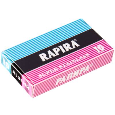 Лезвие для бритья RAPIRA Super Stainless 10 штук (3502002) - HAKKI.RU