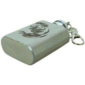 Фляга подарочная с символикой Медведь 1 OZ-30 мл серебристая (4608081) - ВОЕНТОРГ ТЫЛОВИК