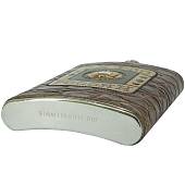 Фляга подарочная с символикой ФСО России / За ФСО России 9 OZ - 270 мл коричневая (4608975) - ВОЕНТОРГ ТЫЛОВИК