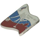 Значок ( знак ) олимпийский Ванкувер / Vancouwer 2010 команда России Керлинг / Curling коллекционный на пимсе (2308045) - ВОЕНТОРГ ТЫЛОВИК
