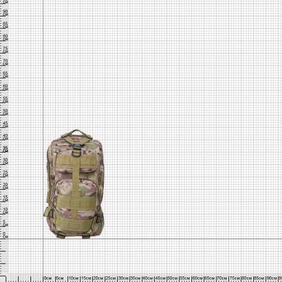 Рюкзак TAC штурмовой 22х42х22 20 л камуфлированный camo-multi (3306502) - HAKKI.RU
