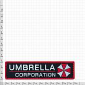 Нашивка ( шеврон патч patch ) тактическая UMBRELLA CORPORATION вышитая полоса на липуче 12х3 красная (2509085) - ВОЕНТОРГ ТЫЛОВИК