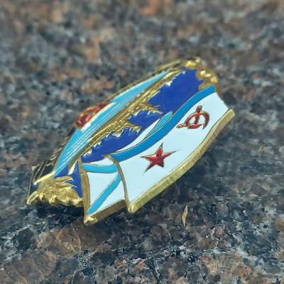 Знак нагрудный Балтийский флот закрутка (2301318) - HAKKI.RU