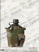 Фляга NATO ( НАТО ) походная с подсумком лесной камуфляж (3407081) - ВОЕНТОРГ ТЫЛОВИК