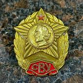 Знак нагрудный СВУ ( Суворовское военное училище ) закрутка золотистый (2301077) - ВОЕНТОРГ ТЫЛОВИК