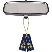 Вымпел мини в авто погоны с вышивкой Полковник ВКС / ВВС России (4501978) - ВОЕНТОРГ ТЫЛОВИК