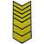 Знак - годичка ( нашивка шеврон ) нарукавный за выслугу лет ( по годам службы ) 19 лет вышитый на липучке (2508019) - HAKKI