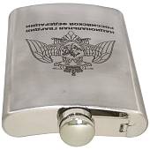 Фляга подарочная с гравировкой ФСВНГ ( Росгвардия ) РФ 10 OZ - 300 мл (4608056) - ВОЕНТОРГ ТЫЛОВИК