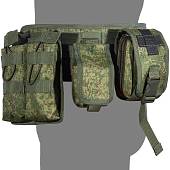 Пояс ( ремень ) Азимут ( Azimut ) тактический с подсумками ПТ-2+ с системой MOLLE камуфлированный цифра зеленая (3213976) - ВОЕНТОРГ ТЫЛОВИК