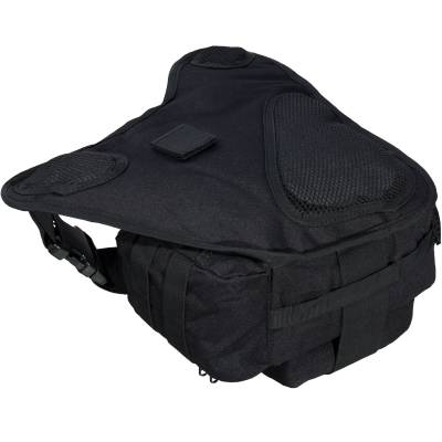 Сумка-органайзер TAC на плечо тактическая MOLLE черная (3310106) - HAKKI.RU