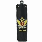 Сумка для бутылки с символикой ФСИН России вышитая черная (4414027) - ВОЕНТОРГ ТЫЛОВИК