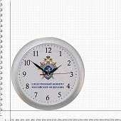 Часы настенные с символикой Следственный комитет РФ D-29 пластик серебристые (4102986) - ВОЕНТОРГ ТЫЛОВИК