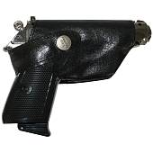 Зажигалка газовая пистолет 508 Leather Machine черная (4403250) - ВОЕНТОРГ ТЫЛОВИК