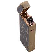 Зажигалка Lighter электронная с зарядкой от USB черно-золотистая (4403311) - ВОЕНТОРГ ТЫЛОВИК