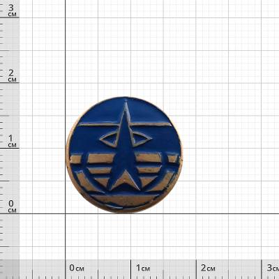 Знак фрачный Эмблема ВКС России на пимсе (2302054) - HAKKI.RU
