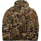 Куртка ( ветровка ) TAC тактическая демисезонная флисовая camo-multi (1105105) - ВОЕНТОРГ ТЫЛОВИК