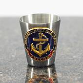 Набор подарочный с символикой ВМФ России / Герб ( орел ) РФ ( фляга 9 OZ-270 мл + стопки 2х30 мл + стопка складная 1х150 мл + лейка ) (4801232) - ВОЕНТОРГ ТЫЛОВИК