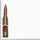 Зажигалка патрон с символикой Звезда СССР 140 мм газовая золотистая (4403184) - ВОЕНТОРГ ТЫЛОВИК