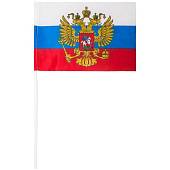 Флаг России ( триколор ) с Гербом ( Орел ) России 15x22 (4705999) - ВОЕНТОРГ ТЫЛОВИК