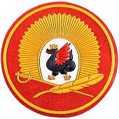 Нашивка ( шеврон ) на рукав Казанское СВУ пластизолевая красная (2503026) - ВОЕНТОРГ ТЫЛОВИК