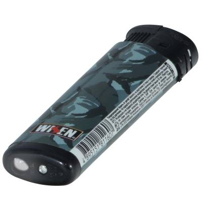 Зажигалка WISEN газовая камуфлированная камыш синий (4403195) - HAKKI.RU