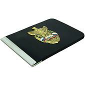 Зажим для денег ( купюр ) с символикой ПВ ( Пограничные войска ) России черный (4202094) - ВОЕНТОРГ ТЫЛОВИК