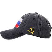 Бейсболка тактическая флаг России ( триколор ) RUS СССР серая (1401023) - ВОЕНТОРГ ТЫЛОВИК