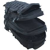 Рюкзак TAC тактический Assault Laser Cut MOLLE 22х46х30 30 л черный (3306034) - ВОЕНТОРГ ТЫЛОВИК