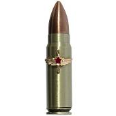 Зажигалка патрон с символикой ВВС СССР малая газовая золотистая (4403936) - ВОЕНТОРГ ТЫЛОВИК