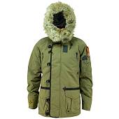 Куртка 726 GEAR аляска с меховым воротником коричневая (1105134) - ВОЕНТОРГ ТЫЛОВИК