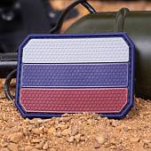 Нашивка ( шеврон патч patch ) тактическая флаг России ( триколор ) 3D PVC ( пластизоль ) на липучке 7х5 синяя (2504308) - ВОЕНТОРГ ТЫЛОВИК