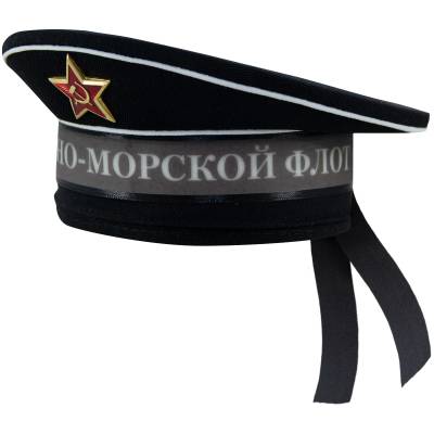 Бескозырка сувенирная ВМФ СССР со звездой мини (4903016) - HAKKI.RU