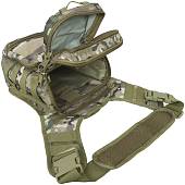 Сумка-органайзер TAC через плечо тактическая MOLLE камуфлированная camo-multi (3310330) - ВОЕНТОРГ ТЫЛОВИК