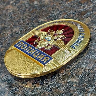 Знак ( жетон ) нагрудный Полиция Патрульно-постовая служба (2304004) - HAKKI.RU