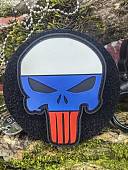Нашивка ( шеврон патч patch ) тактическая PUNISHER / КАРАТЕЛЬ 3D PVC на липучке 6х8 (2504356) - ВОЕНТОРГ ТЫЛОВИК