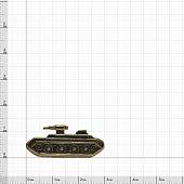 Эмблема ( знак ) петличная ( петлица ) РККА Танковые войска левая (2102026) - ВОЕНТОРГ ТЫЛОВИК