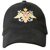 Бейсболка с символикой ВМФ ( Военно морской флот ) России вышитая черная (1401974) - ВОЕНТОРГ ТЫЛОВИК