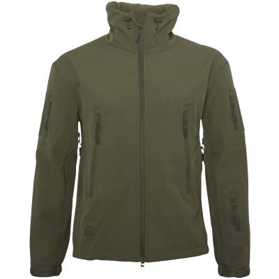 Куртка TAC SoftShell тактическая демисезонная ветровлагозащитная мембрана оливковая (1105103) - HAKKI.RU