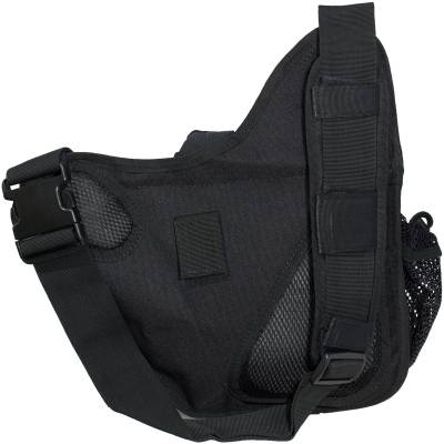 Сумка-органайзер TAC на плечо тактическая MOLLE черная (3310106) - HAKKI.RU