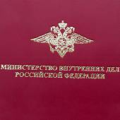 Ежедневник с символикой МВД ( Министерство внутренних дел ) РФ недатированный А5 136 л 19-22 золото темно-красный (4302903) - ВОЕНТОРГ ТЫЛОВИК