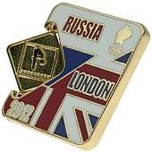Значок ( знак ) олимпийский Лондон / London 2012 команда России Дайвинг / Diving коллекционный на пимсе (2308050) - ВОЕНТОРГ ТЫЛОВИК