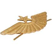 Эмблема на тулью фуражки ВКС / ВВС России золотистая (2105984) - ВОЕНТОРГ ТЫЛОВИК