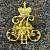Знак нагрудный Вензель Александр II закрутка (2305984) - HAKKI