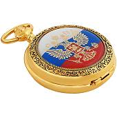 Часы карманные ПОЛЕТ ( POLJOT ) кварцевые мужские с символикой ГРУ ГШ ВС РФ 2035/905.6.001 (4104010) - ВОЕНТОРГ ТЫЛОВИК