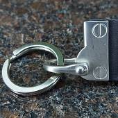 Брелок для ключей ВДВ России кожаный черный (4402402) - ВОЕНТОРГ ТЫЛОВИК