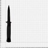Нож складной SOG flash tanto полуавтоматический с клипсой черный (3913035) - ВОЕНТОРГ ТЫЛОВИК
