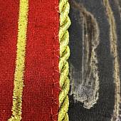 Вымпел малый с вышивкой Гвардия России 13х16 красный (4502038) - ВОЕНТОРГ ТЫЛОВИК